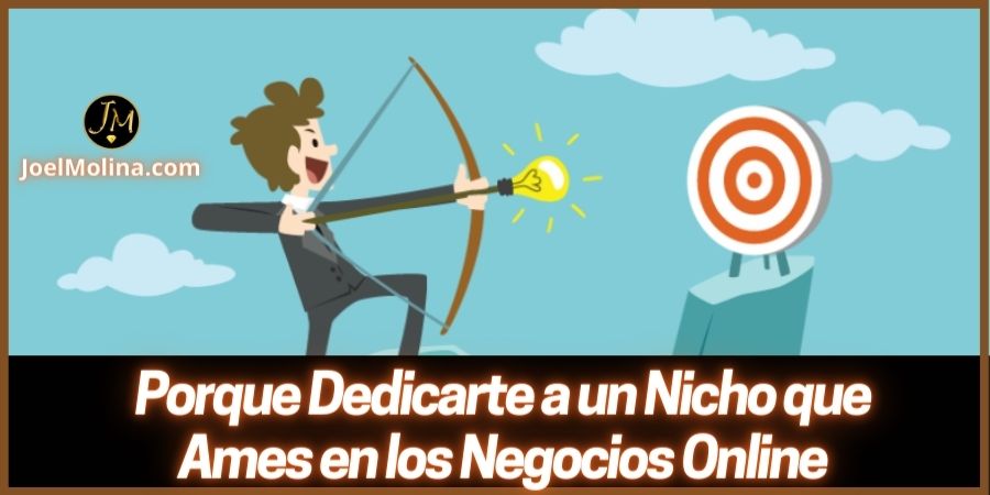 Porque Dedicarte a un Nicho que Ames en los Negocios Online